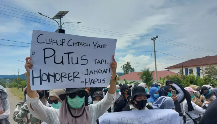 Ratusan Tenaga Honorer Luwu Timur Demo di DPRD, Tuntut Hak dan Kepastian Kerja