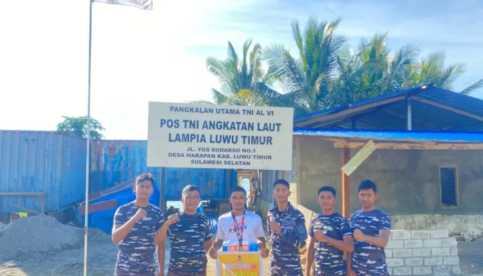 Prajurit TNI AL Raih Podium Ketiga di Lomba Lari 10K Lalambate Run Wotu