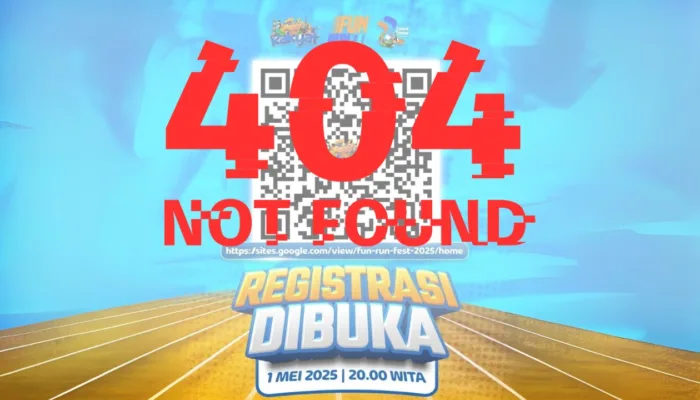 Server Pendaftaran Fun Run HUT Luwu Timur Ke-22 Not Responding akibat Antusiasme Peserta