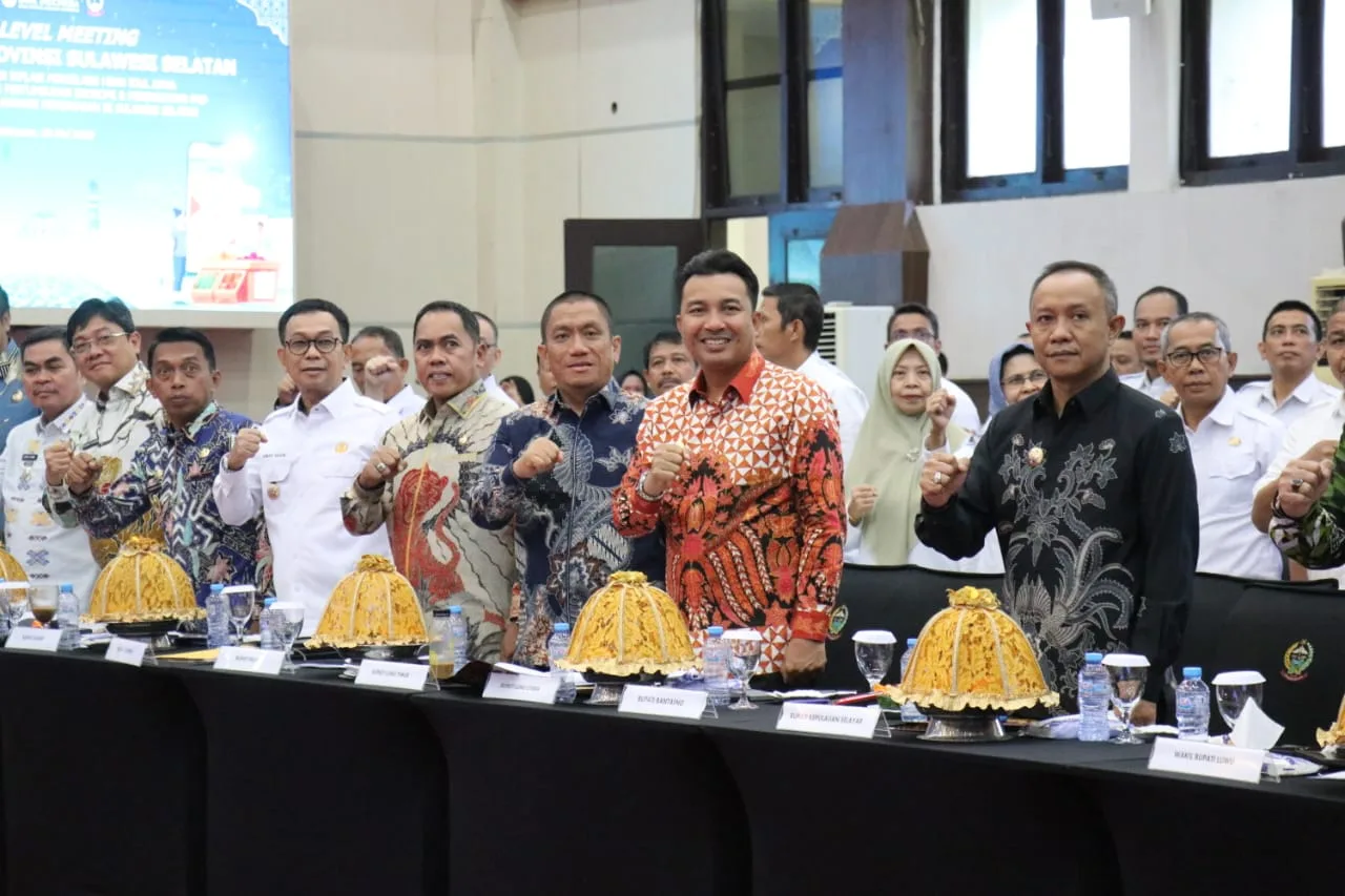 Bupati Luwu Timur Hadiri HLM TPID dan TP2DD Provinsi Sulawesi Selatan