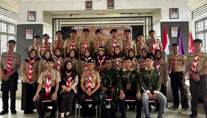 Meneguhkan Semangat Kepemimpinan Melalui Gerakan Pramuka,  Pengurs DKR Wotu Resmi Dilantik