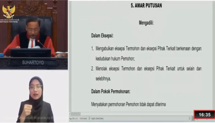 MK Tolak Gugatan Sengketa Pilkada, Naili Trisal-Akhmad Syarifuddin Sah Menjadi Wali Kota Palopo Terpilih