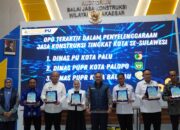 Terbaik Ke-3 Se Sulawesi, Lutim Raih Penghargaan Penyelenggaraan Jasa Konstruksi dari Dirjen Bina Konstruksi Kemen PU