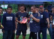Gol Bupati Irwan, Pemkab Lutim Tahan Imbang D’Legend all star 2-2 Pada Laga Eksebisi Pongkeru Cup 1