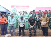 Bupati Irwan Bersama Pangdam Hasanuddin Letakkan Batu Pertama Pembangunan KDMP Sorowako