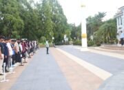Pimpin Apel Pagi Perdana Tahun 2026, Sekda Tekankan Disiplin dan Penyelesaian Laporan Keuangan