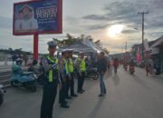 Sinergi Satlantas dan Dishub Luwu Timur Urai Kepadatan Kendaraan di Pasar Ramadhan Malili