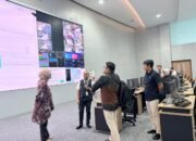 Matangkan Peluncuran Aplikasi Aduan dan Layanan Darurat 112, Kominfo Lutim Kunjungi War Room Kota Makassar