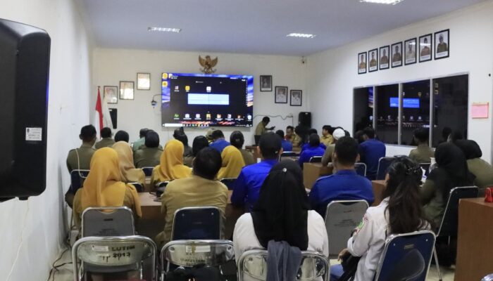 Perkuat Sinergi Pelayanan Darurat, Diskominfo-SP Lutim Simulasikan Call Center 112