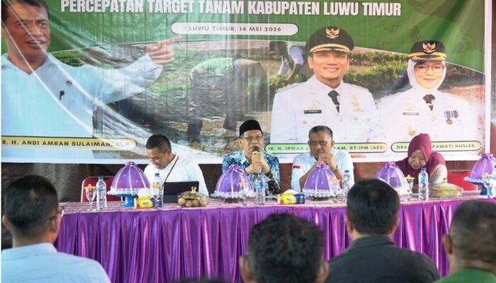 Perkuat Sinergi, Lutim Optimistis Capai Target Tanam dan Jaga Produksi Pangan