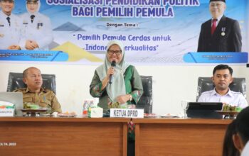 Pemkab Lutim Edukasi Pelajar Jadi Pemilih Cerdas Lewat Sosialisasi Politik ‎