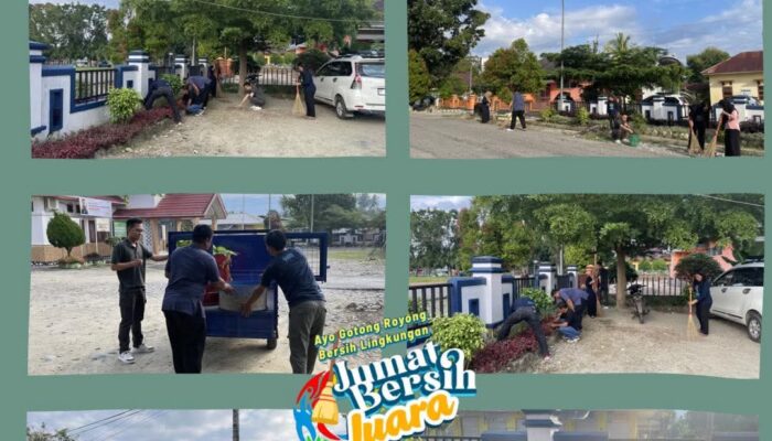 Jum’at Bersih Juara Kalaena, Komitmen Kebersihan Bersama