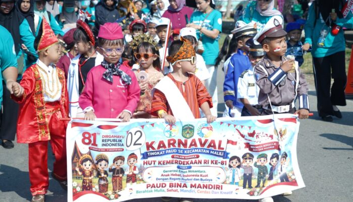 HUT RI Malili: TK hingga Lansia Semarakkan Karnaval Kemerdekaan