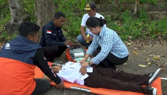 BPBD Luwu Timur Latih Siswa SLB Hadapi Situasi Darurat Bencana