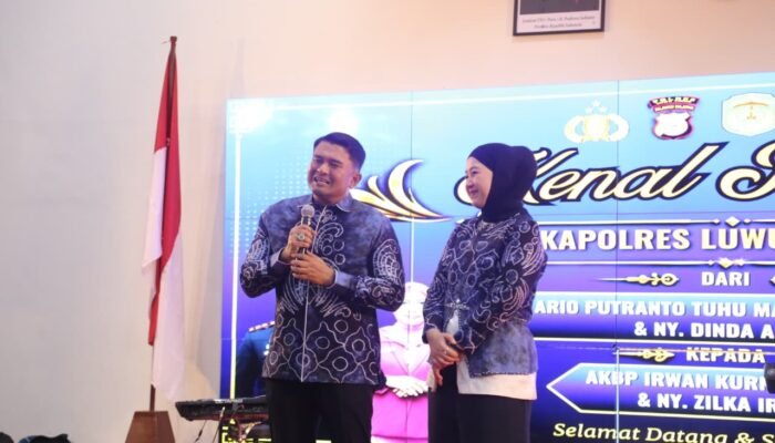 Kenal Pamit Kapolres Lutim Digelar di Sorowako, Bupati Irwan Tekankan Sinergi dan Persaudaraan