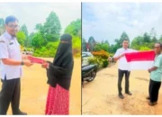 DPMD Luwu Timur Bangkitkan Semangat Nasionalisme Lewat Pembagian Bendera