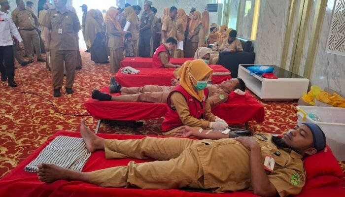 Pastikan Stok Darah Aman, Pemkab Lutim Gandeng PMI Gelar Donor Darah ASN
