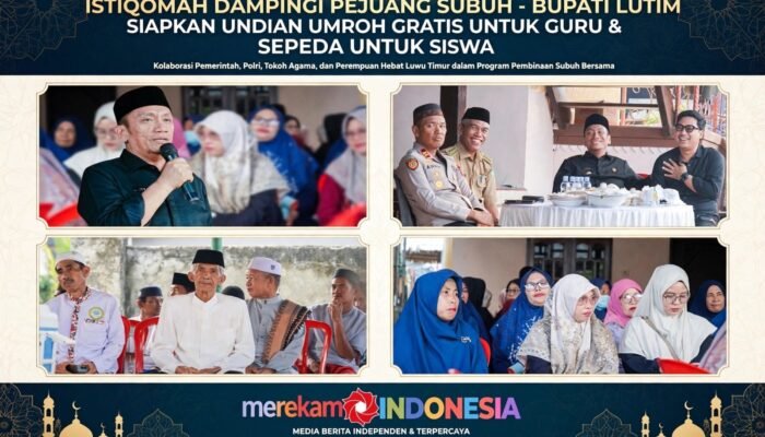 Luar Biasa! Bupati Lutim Irwan Bachri Syam Siapkan Hadiah Umroh Gratis untuk Guru Pejuang Subuh