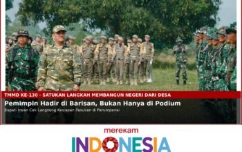 Dari Parumpanai untuk Luwu Timur: Bupati Irwan Buka TMMD ke-130, Tegaskan Pembangunan Harus Sampai ke Ujung Desa