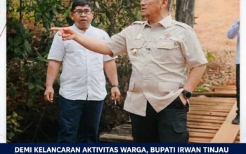 Demi Kelancaran Aktivitas Warga, Bupati Irwan Tinjau Jembatan Loppe dan Jalan Beton