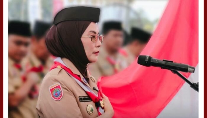 Dr. Ani Nurbaeni Resmi Menahkodai Kwarcab Pramuka Lutim, Bupati Irwan Dikukuhkan Sebagai Ketua Mabicab.