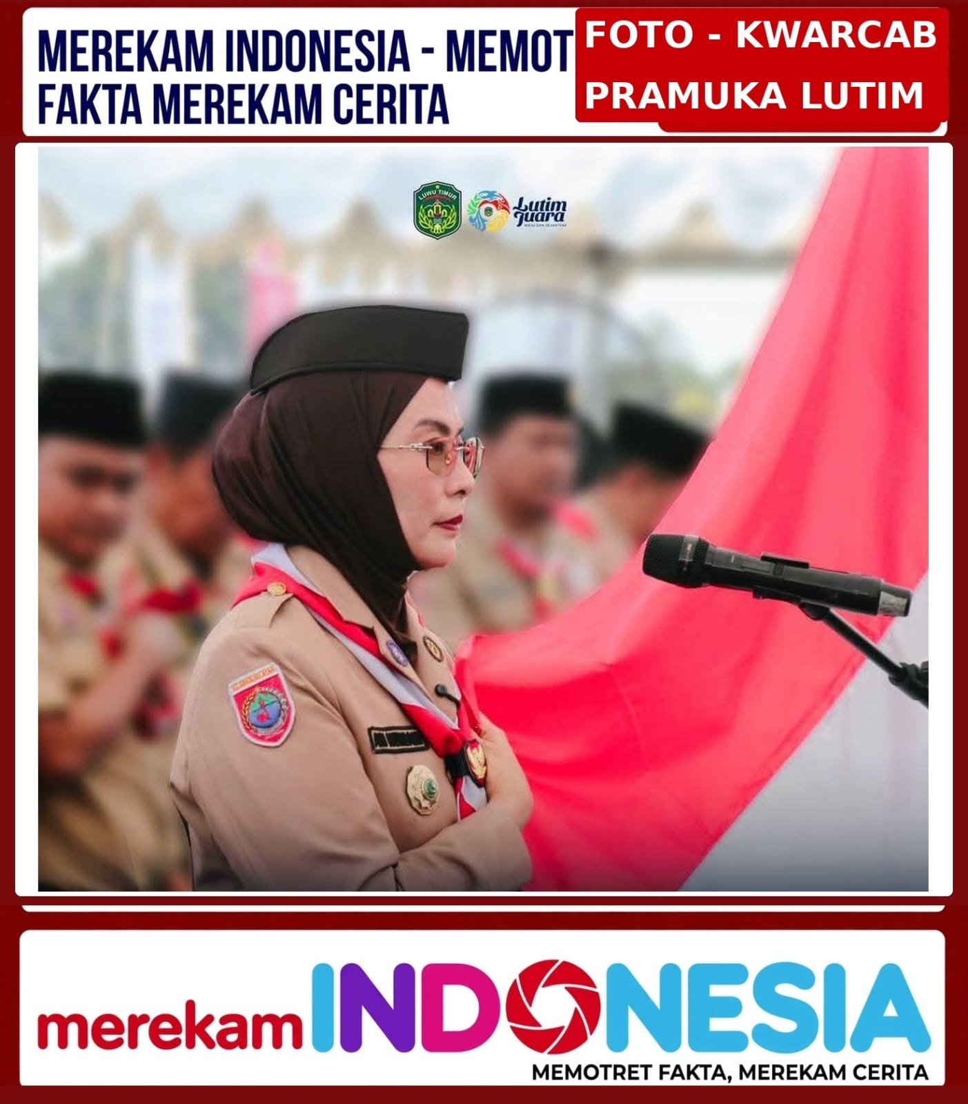 Dr. Ani Nurbaeni Resmi Menahkodai Kwarcab Pramuka Lutim, Bupati Irwan Dikukuhkan Sebagai Ketua Mabicab.