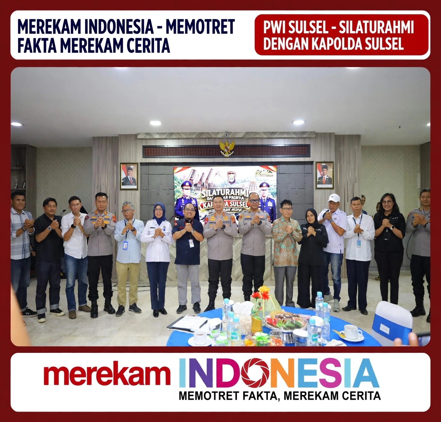 Dua Hari Usai Dilantik, Ketua PWI Sulsel Suwardi Thahir Tancap Gas — Rajut Sinergi Strategis dengan Kapolda Sulsel