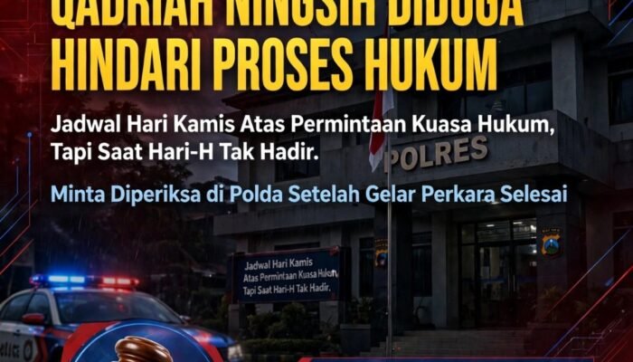 Mangkir Panggilan Kedua, Tersangka Qadriah Ningsih Diduga Hindari Proses Hukum di Polres Lutim