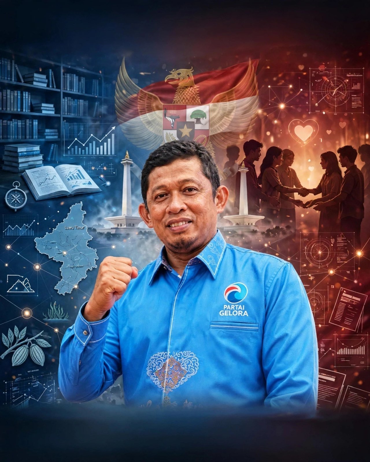 Refleksi Sumpah Pemuda ke-98, Rusdi Layong, S.T., M.Si. Ingatkan Pentingnya Menjadi Pemuda Yang Berkelas dengan Otak Kritis dan Hati Etis