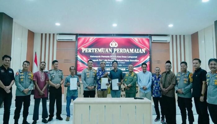 Bupati dan Kapolres Lutim Pimpin Mediasi, Dua Kelompok Pemuda yang Bentrok Sepakat Berdamai