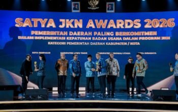 Hanya Dua Kabupaten di Indonesia dan Satu-Satunya di Sulsel, Lutim Raih Satya JKN Award 2026